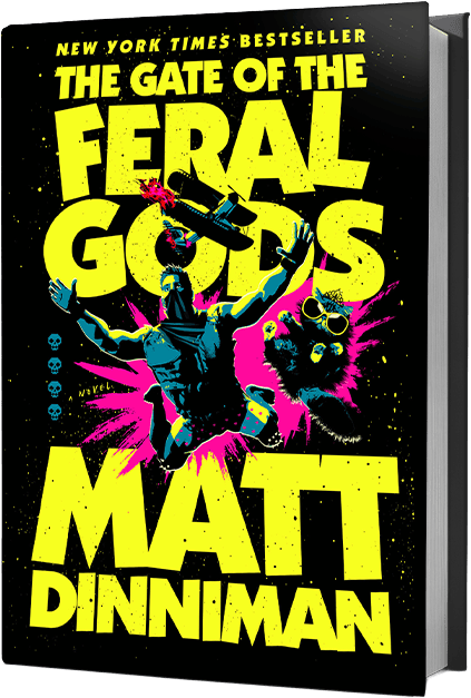 book 4 cover: The Gate of the Feral Gods