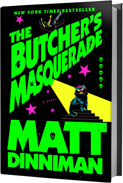 book 5 cover: The Butcher’s Masquerade