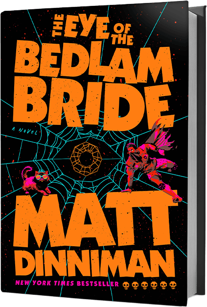 book 6 cover: The Eye of the Bedlam Bride